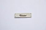 metal leather patch